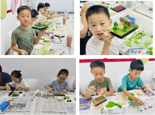 九游J9同济社区：开展“小小建筑梦”涂装木屋模型DIY活动(图3)